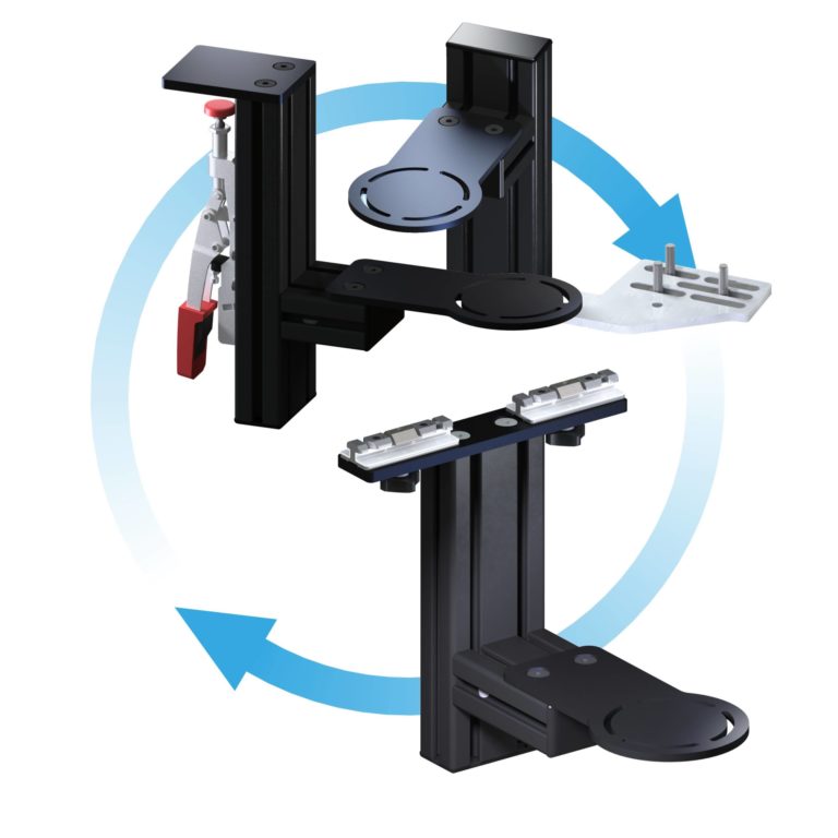 Desk/Chair to Rail Mount Conversion Kit